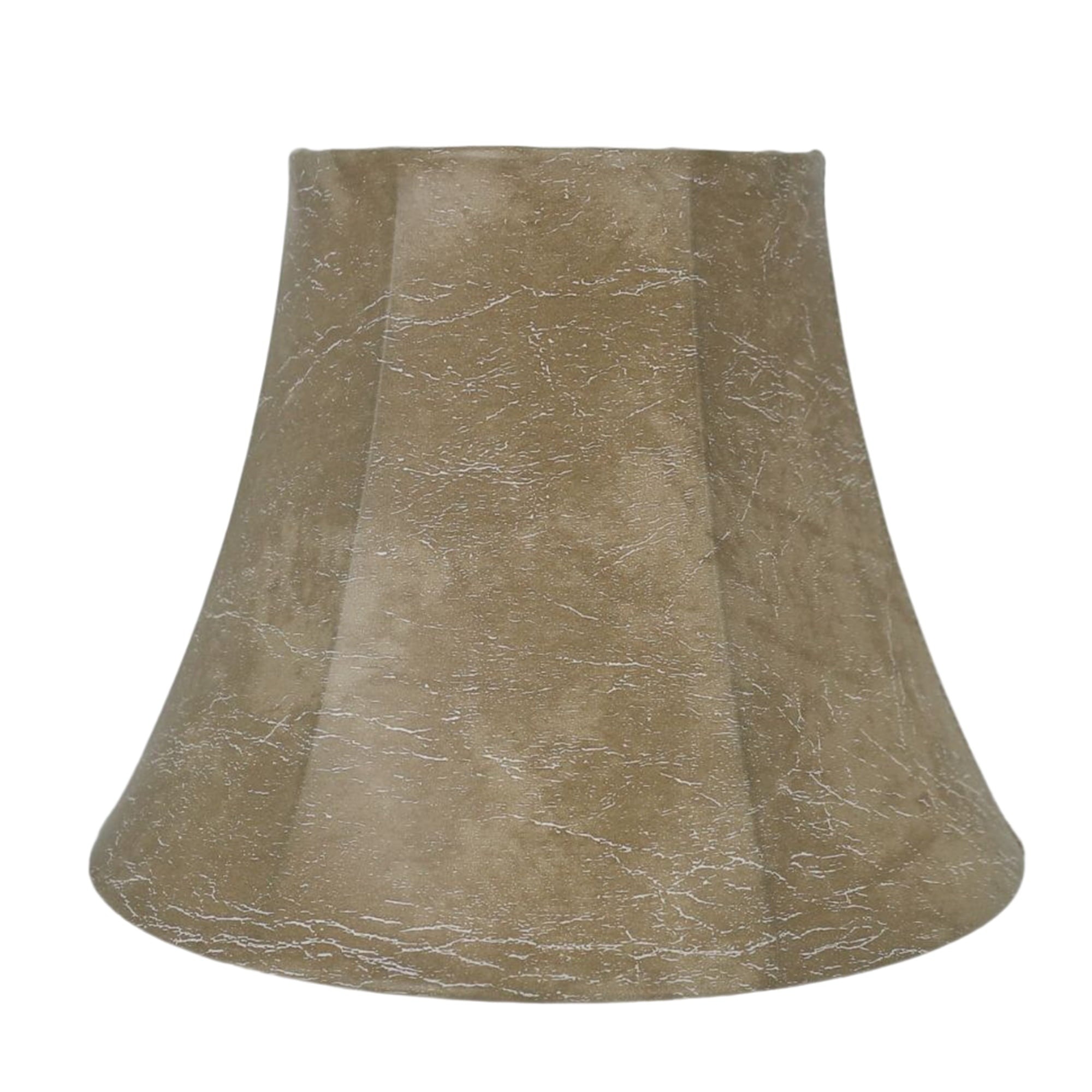 urbanest softback bell lampshade， faux leather， 5x9x7， spider