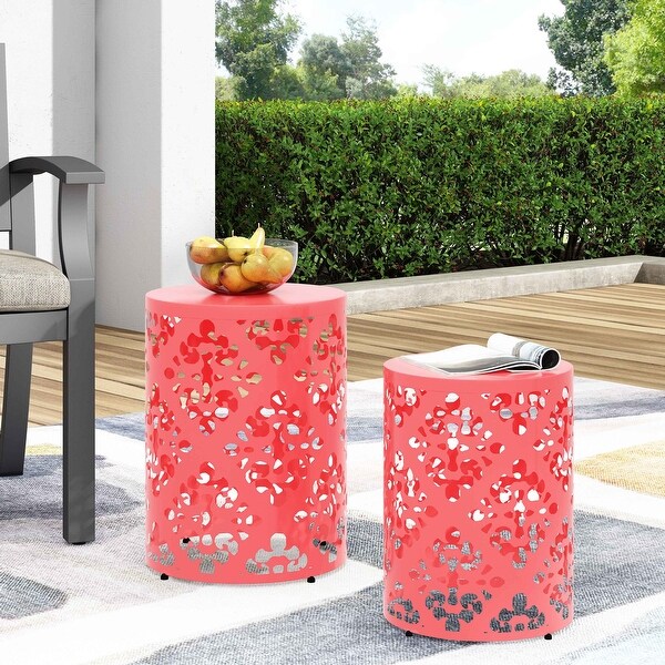 2024 NEW Metal end /side table set of 2