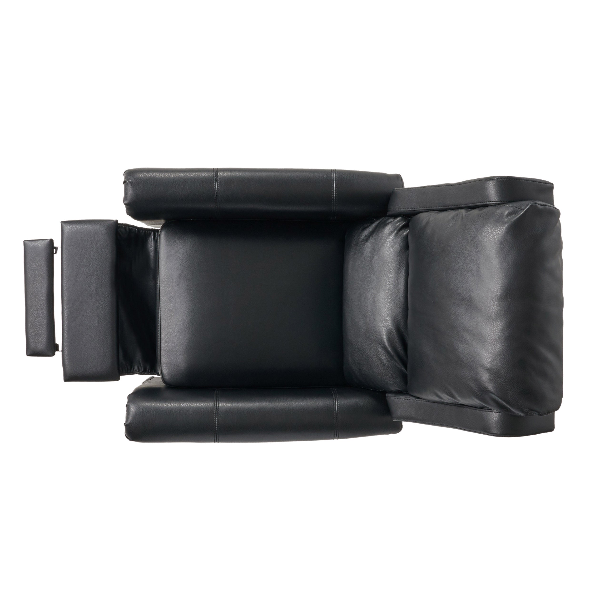 Teyana Contemporary Pillow Top Leather Recliner