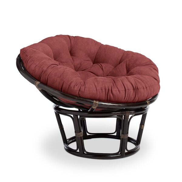 Bali 42-inch Papasan Chair with Microsuede Cushion