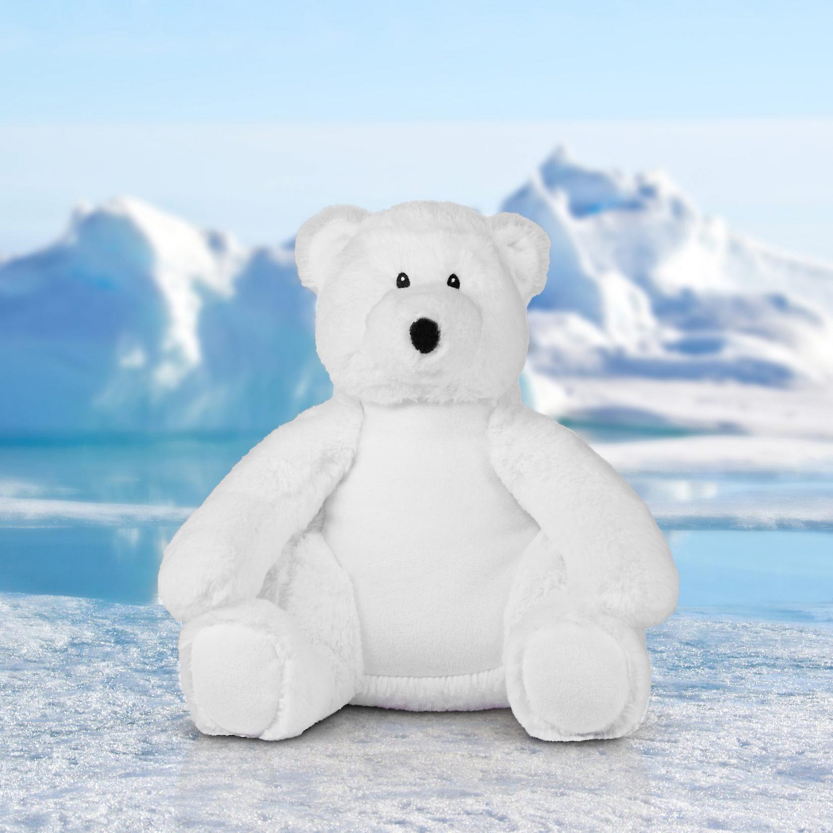 Mumbles Printme Eco Friendly Polar Bear Teddy Bear