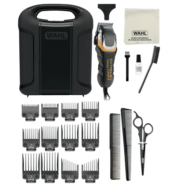 Wahl 24-Piece Extreme Grip Pro Haircutting Kit