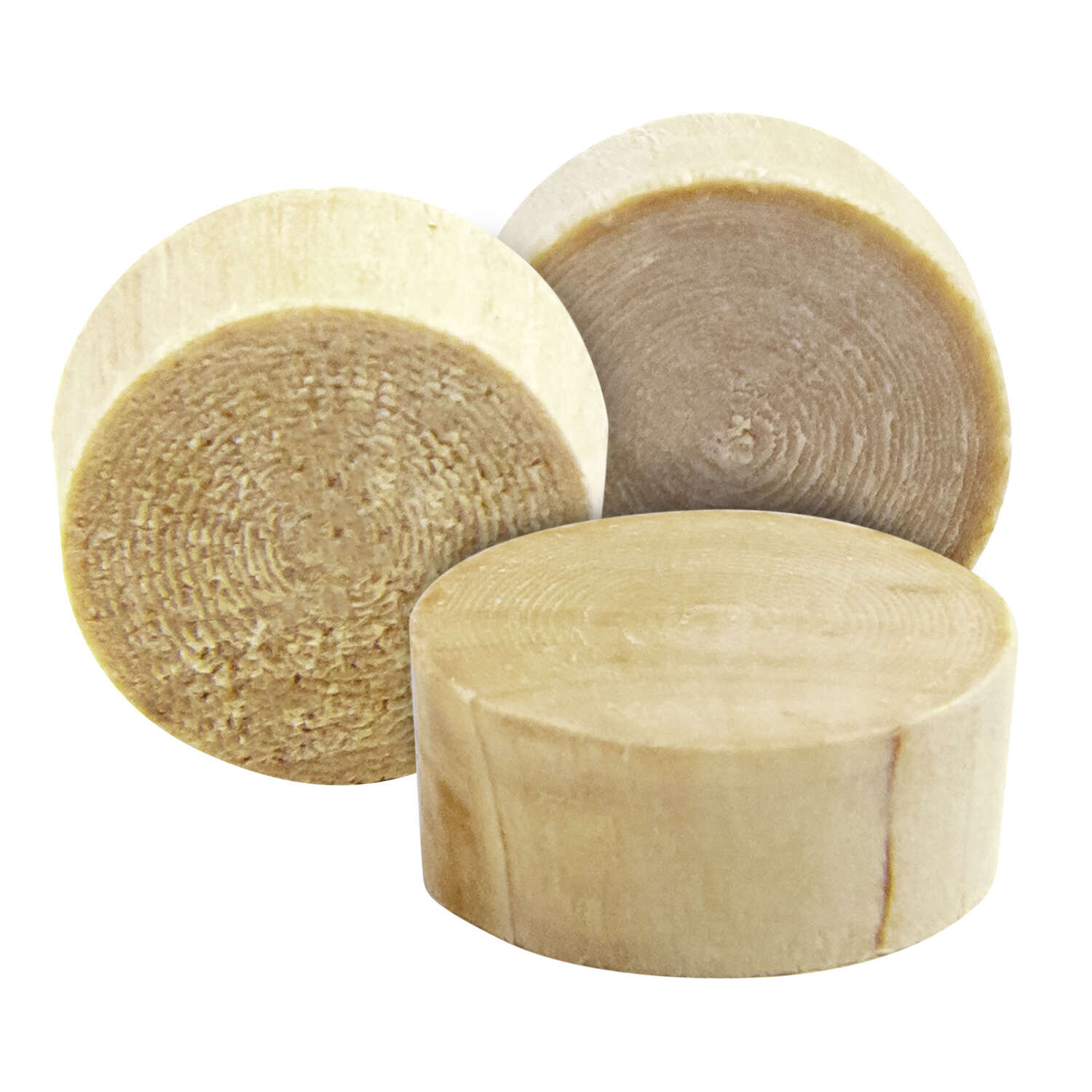 Wolfcraft Flat Hardwood Head Plug 3/8 in. D X 1/4 in. L 1 pk Natural