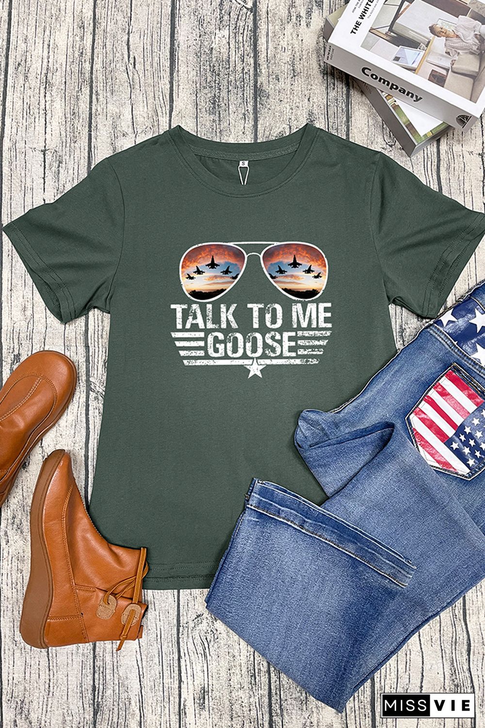 Talk To Me Goose Graphic T-Shirt Wholesale