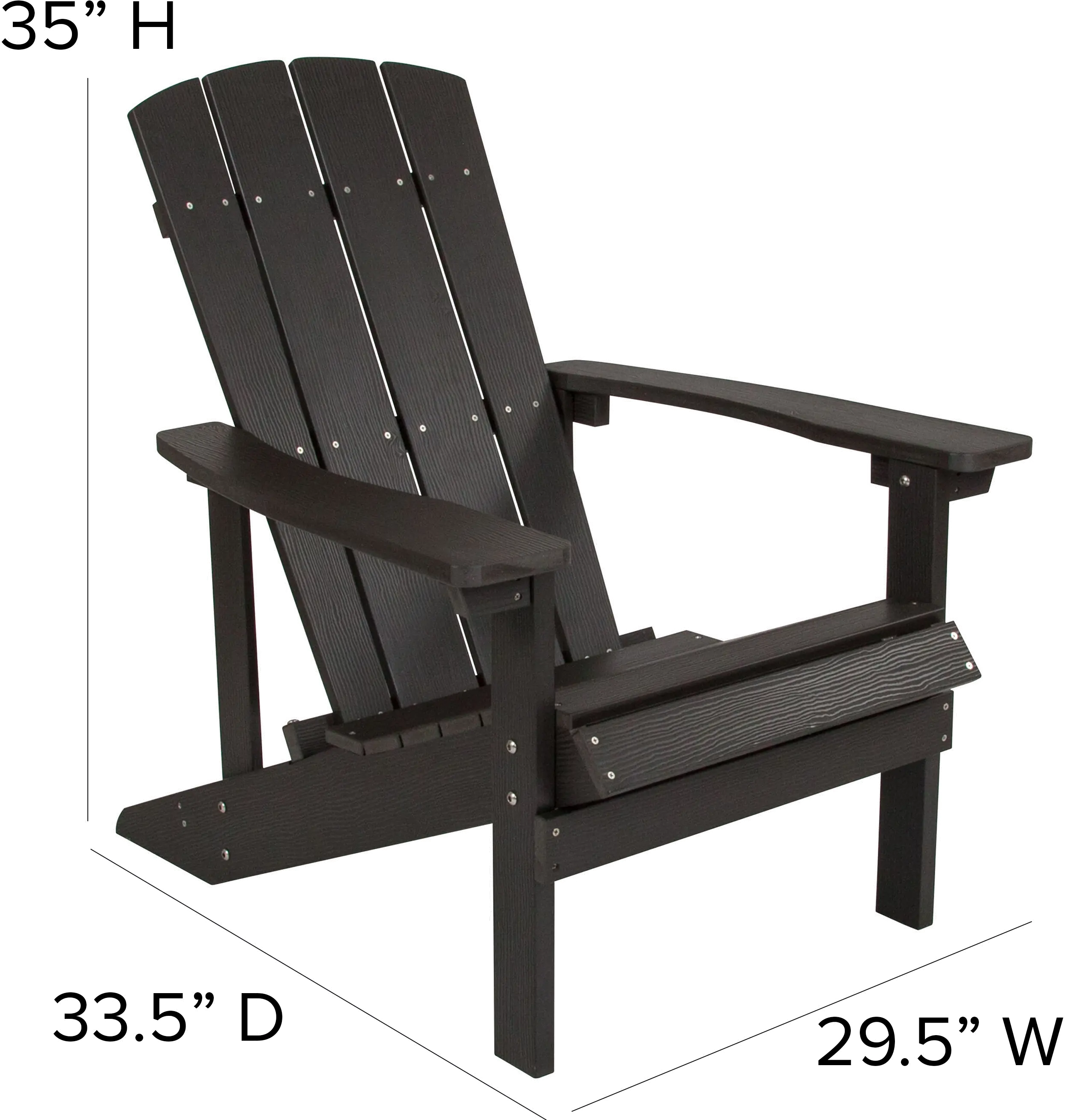 Adirondack Chair - Slate