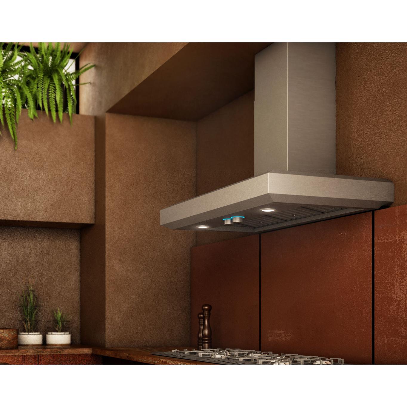 Elica 48-inch Vavano Wall Mount Range Hood EVV648S1