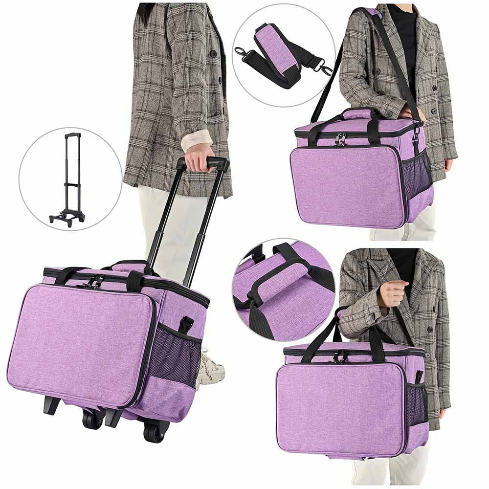 Yescom Rolling Sewing Machine Tote Trolley on Wheels