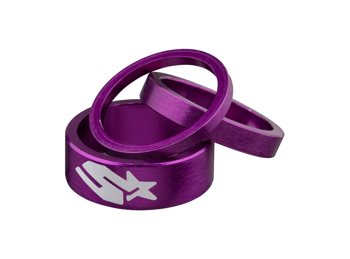 Spank Headset Spacer Kit - Purple