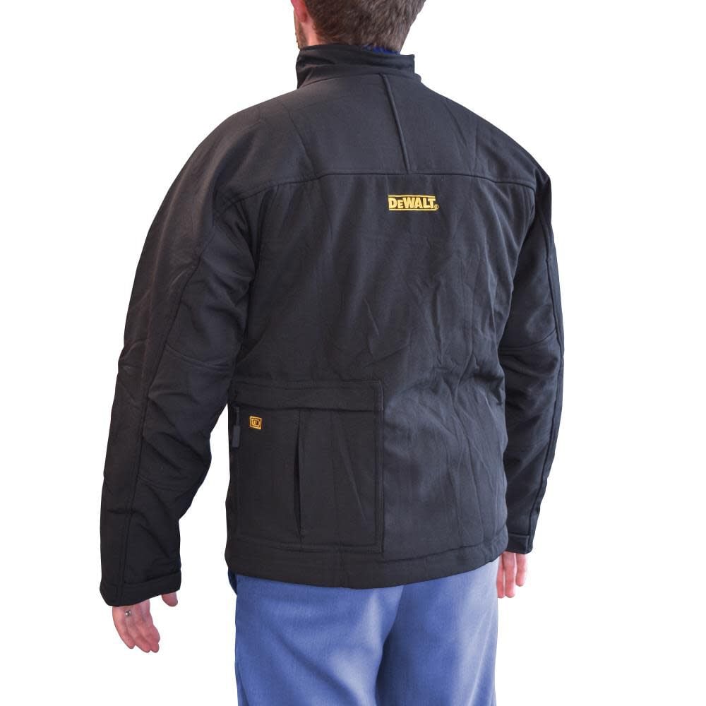 DW Unisex Heated Bare Tool Soft Shell Jacket Black 3X DCHJ060ABB-3X from DW