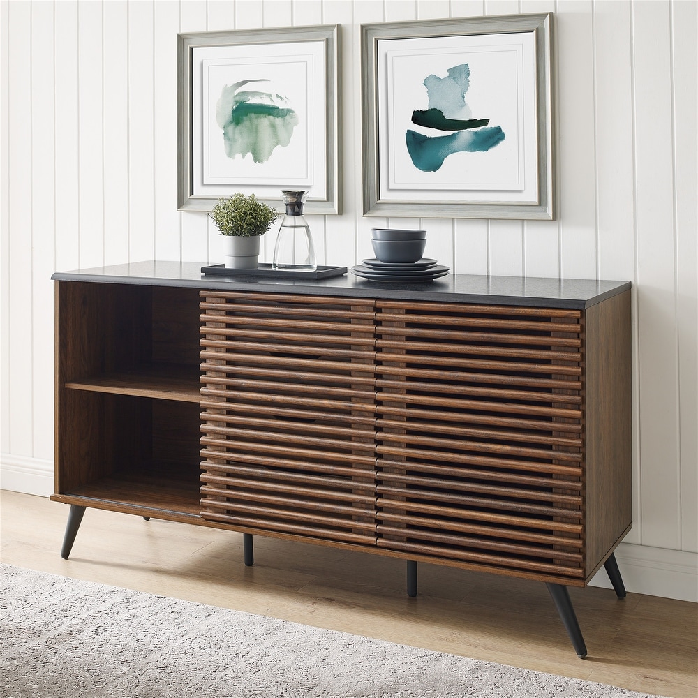 Middlebrook Designs Sliding Slat Door Buffet