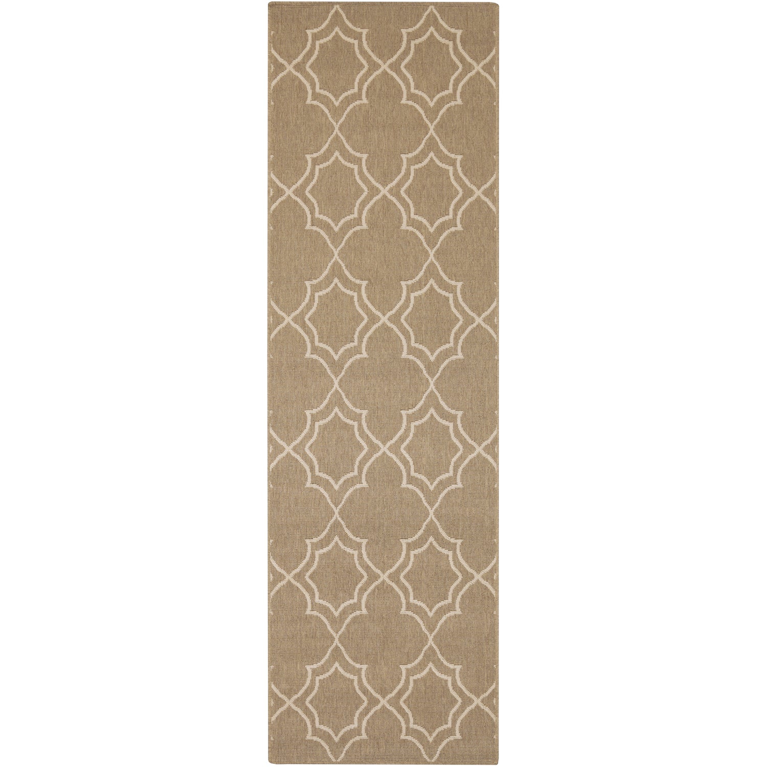 Alfresco Outdoor Rug in Camel & Cream