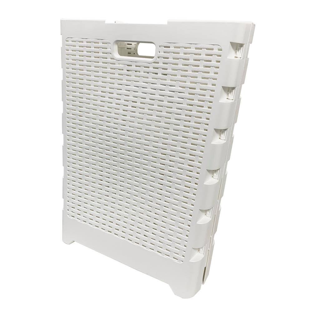 Modern Homes 60 l Folding Hamper White 67563