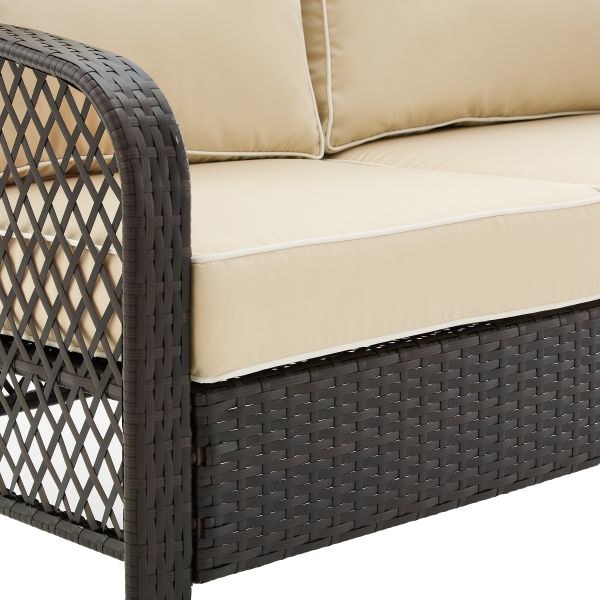 Tribeca 4Pc Outdoor Wicker Conversation Set