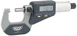 Draper 46599 Expert Dual Reading Digital External Micrometer - 0-25mm/0-1