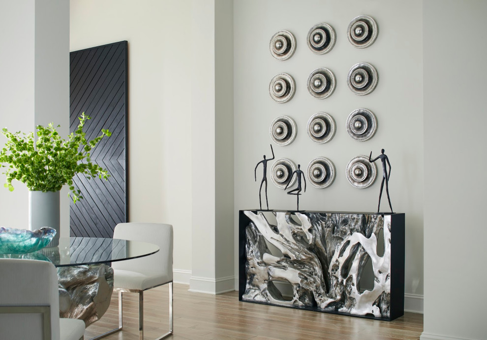 Cast Root Console Table  Iron Frame  Resin  Silver Leaf   Contemporary   Console Tables   by Phillips Collection  Houzz