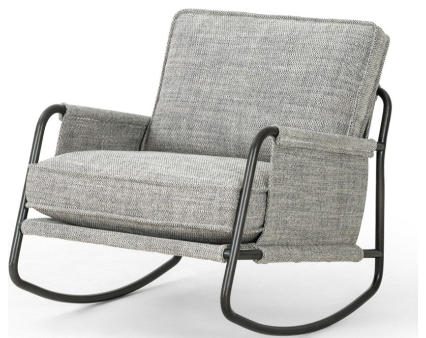 Irina Grey Rocker   Transitional   Rocking Chairs   by Marco Polo Imports  Houzz