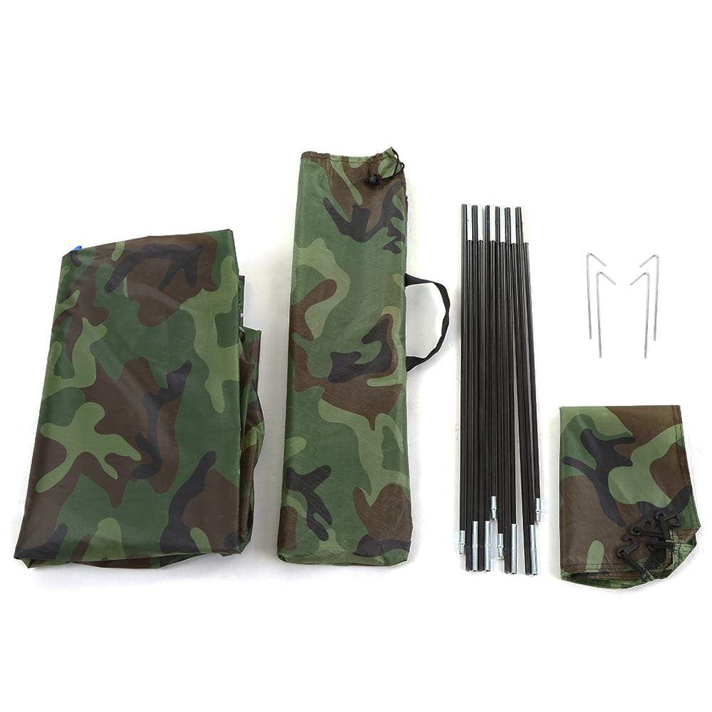 Camping Tent for 1 Person Single Layer Outdoor Portable Camouflage Travel Beach Tent