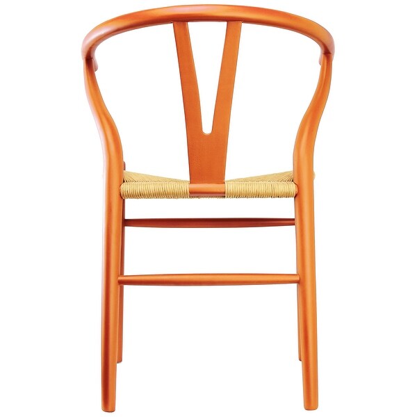 Dining Armchair with Woven Paper-cord Seat