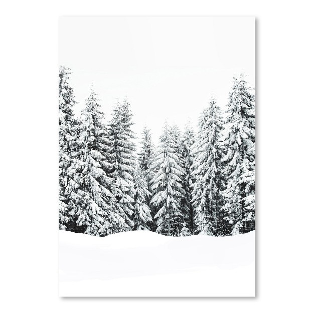 Americanflat Botanical Landscape Winter Wonderland Christmas By Tanya Shumkina Poster