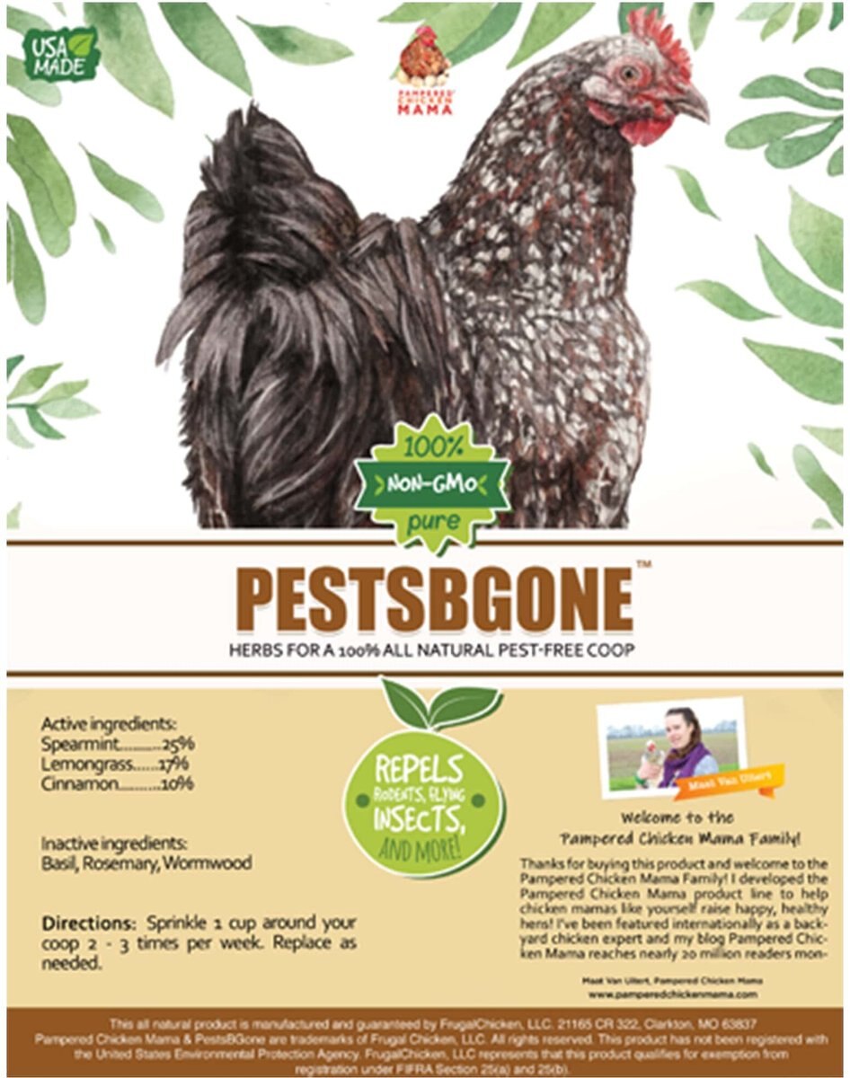 Pampered Chicken Mama PestsBGone Poultry Coop Herbs