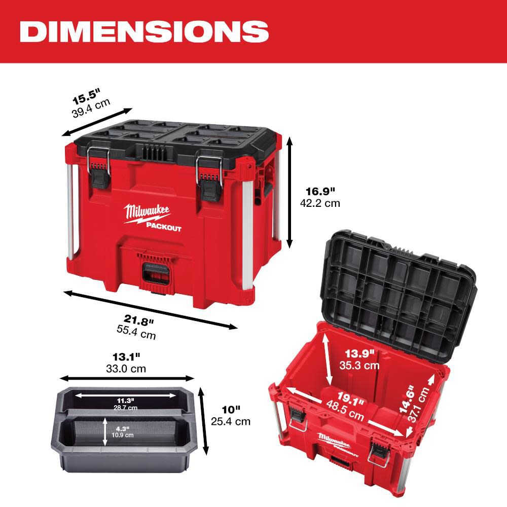 Milwaukee PACKOUT XL Tool Box 48-22-8429 from Milwaukee