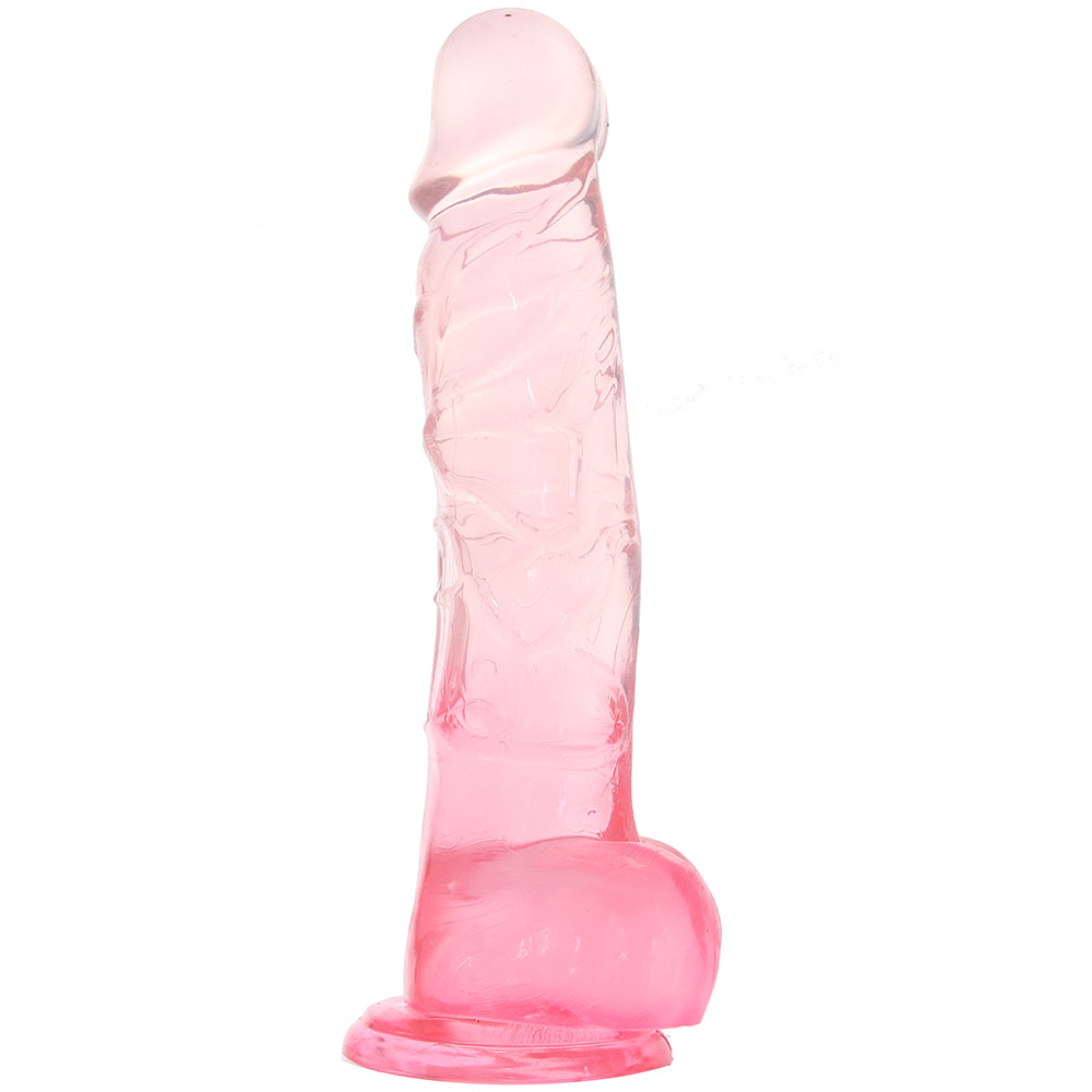 King Cock 8 Inch Ballsy Dildo in Pink