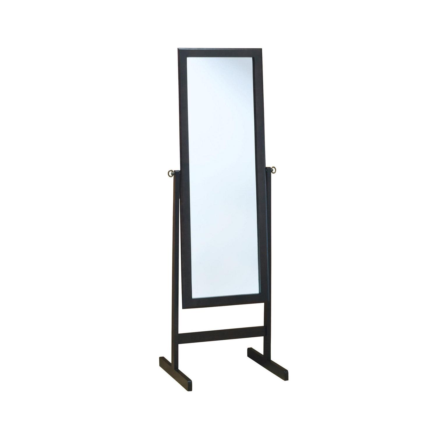 Monarch Specialties I 3368 Cappuccino Cheval Mirror