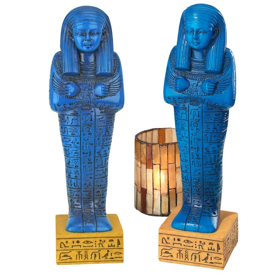 Design Toscano Egyptian Ushabti Grave God Statue: (Set of 2)