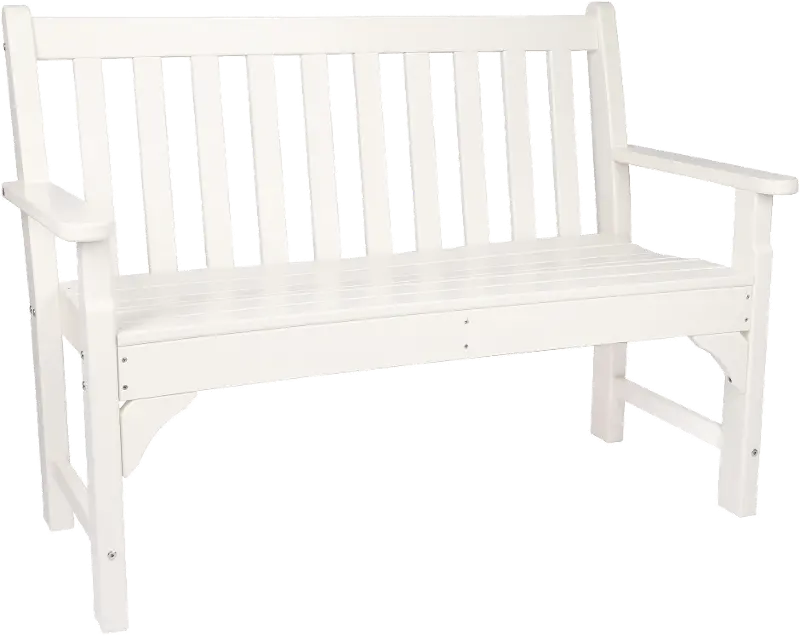 Atlantic Ivory Patio Bench