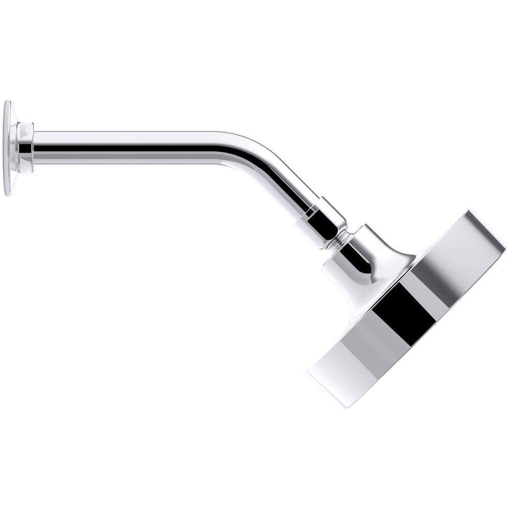 KOHLER Purist 1-Spray 5.5 in. Single Wall Mount Low Flow Fixed Shower Head in Vibrant Brushed Bronze K-939-BV