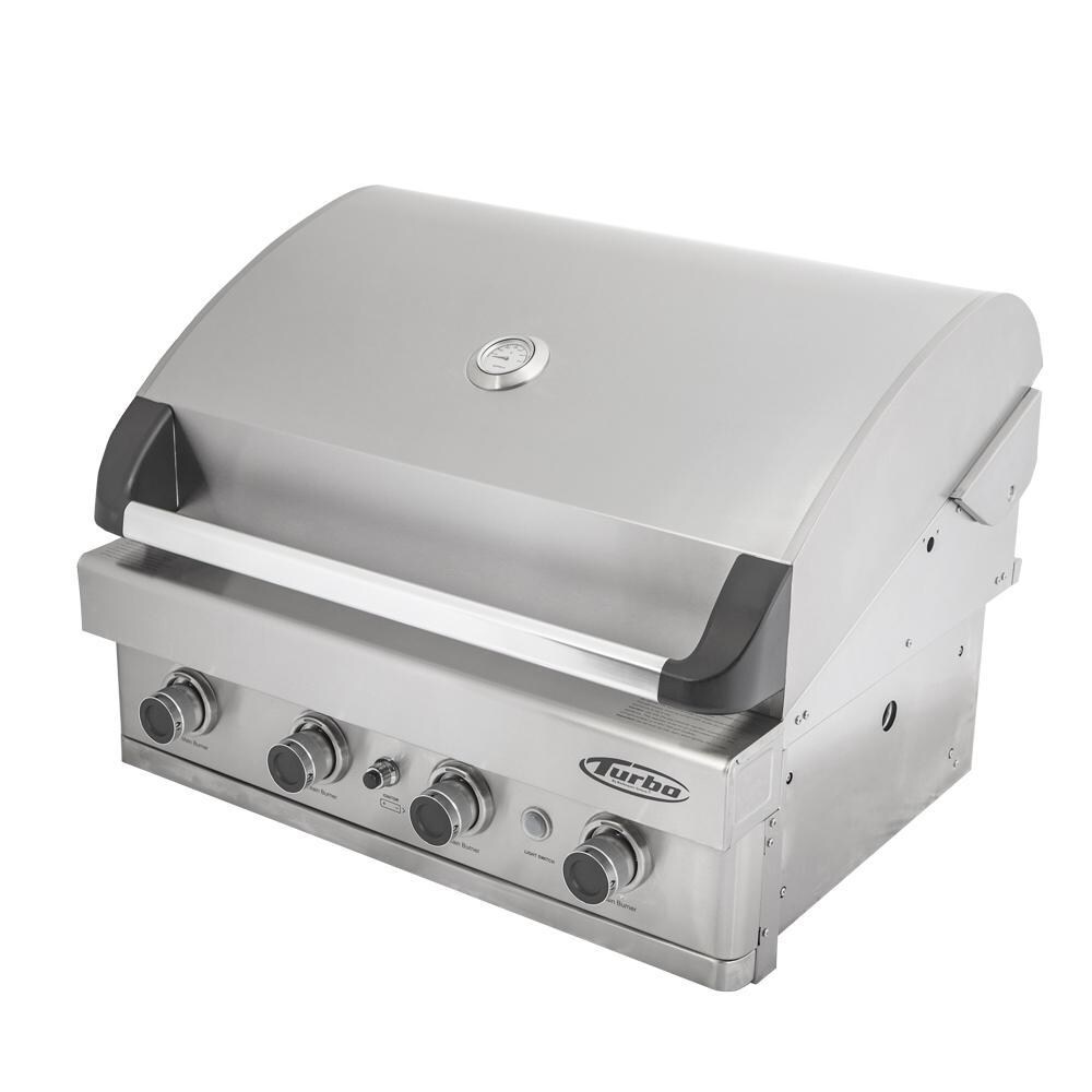 Turbo 32-Inch 4-Burner Built-In Natural Gas Grill