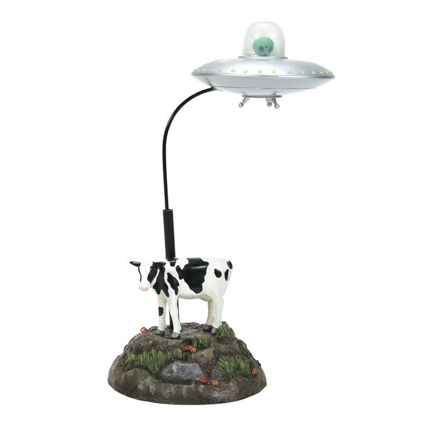 Animated Udderly Unbelievable Halloween Village Accessory