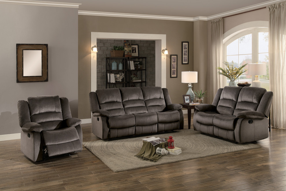 Falun Reclining Sofa Collection   Transitional   Sofas   by Lexicon Home  Houzz