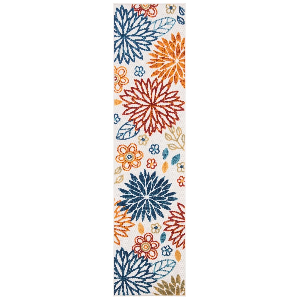 SAFAVIEH Cabana Lyla Indoor/ Outdoor Waterproof Patio Floral Rug