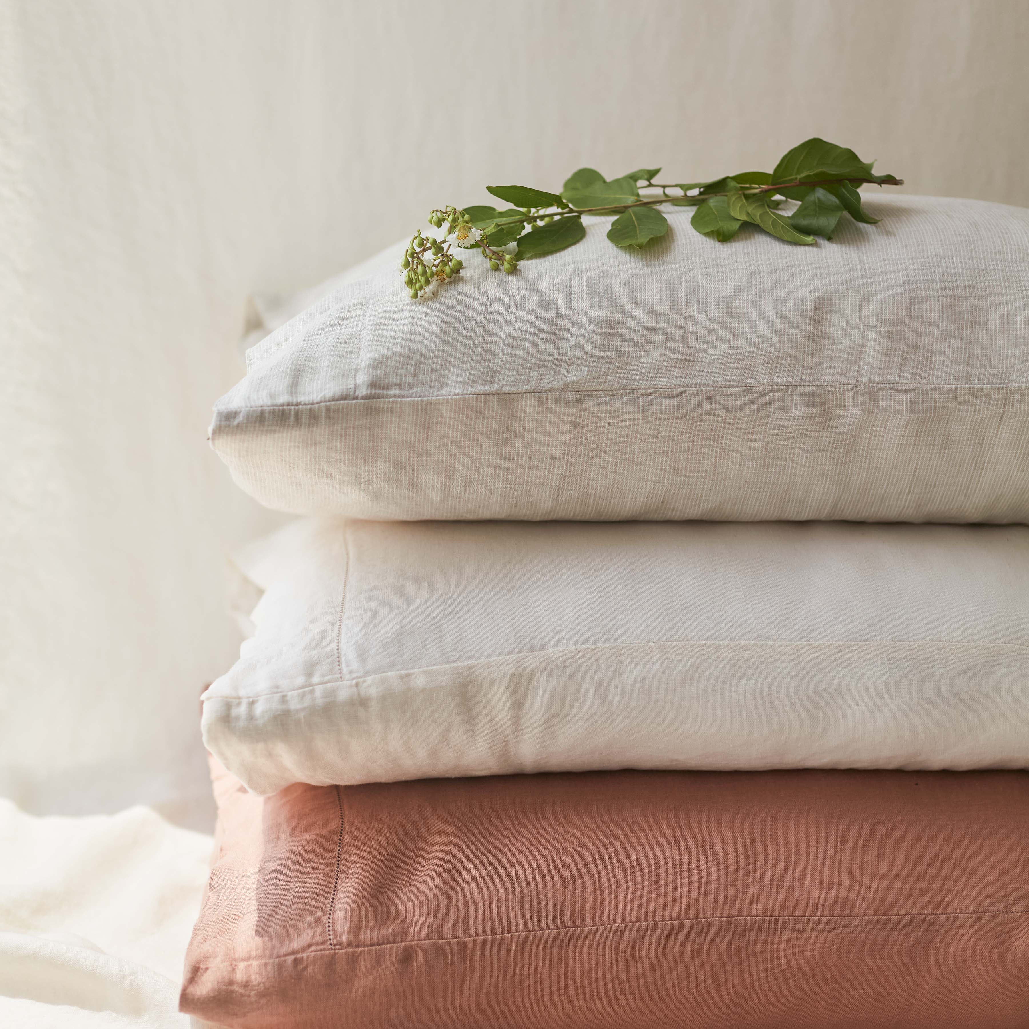 Stonewashed Linen Pillowcases