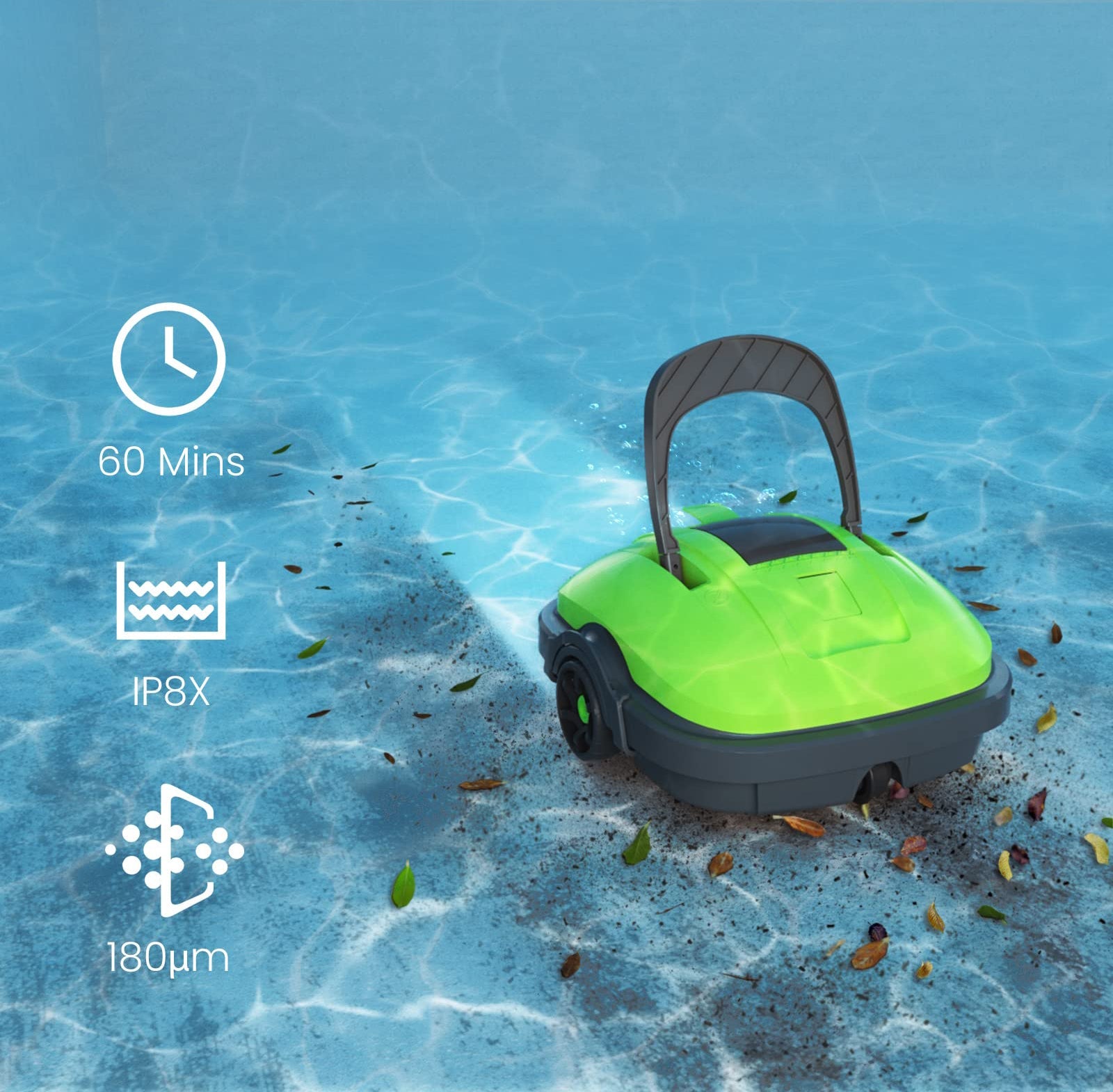 Corporationless swimming pool cleaning robot