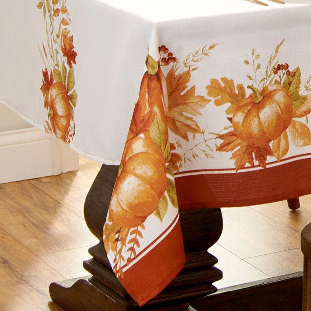 Autumn Pumpkin Grove Fall Tablecloth