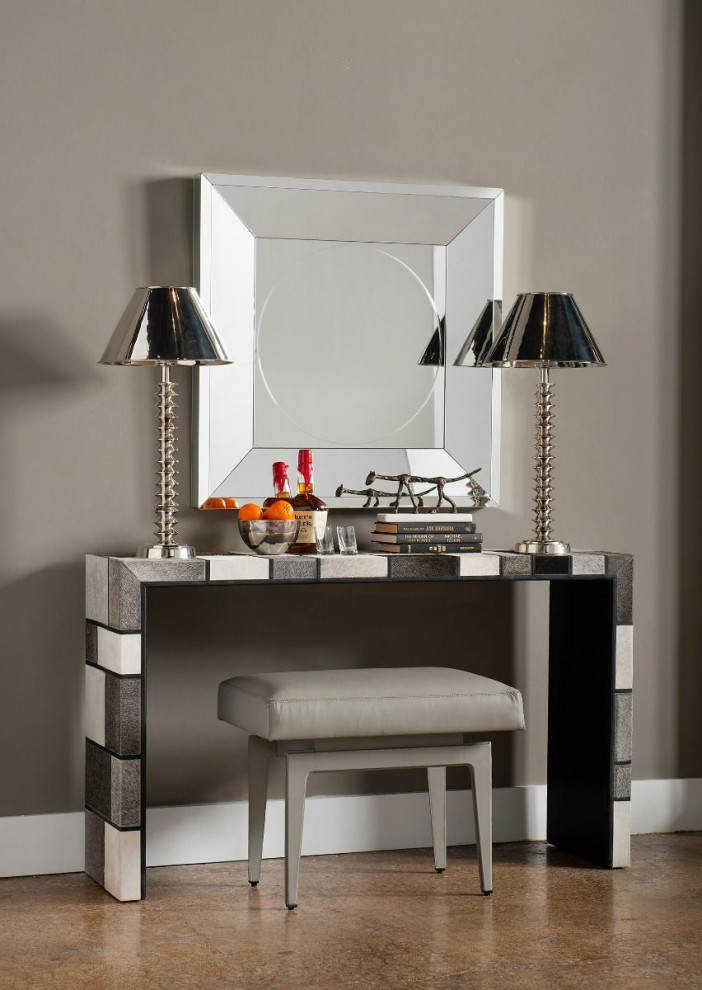 Mondrian Console  Gray   Contemporary   Console Tables   by Old Bones Co.  Studios  Houzz