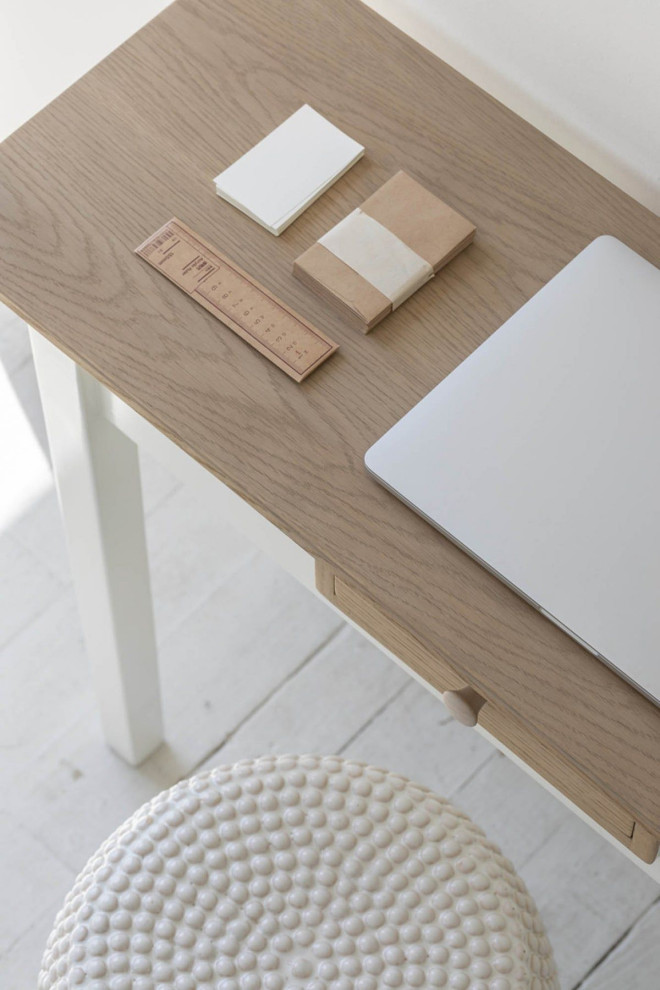 Andrea Console  White/Brown   Transitional   Console Tables   by LH Imports  Houzz