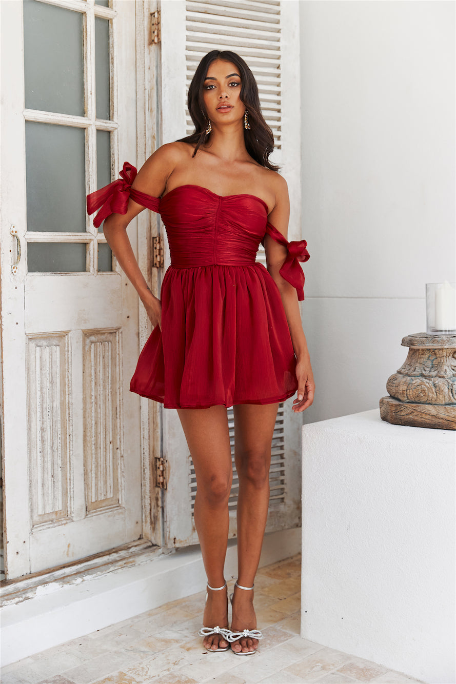 Lover To You Mini Dress Red