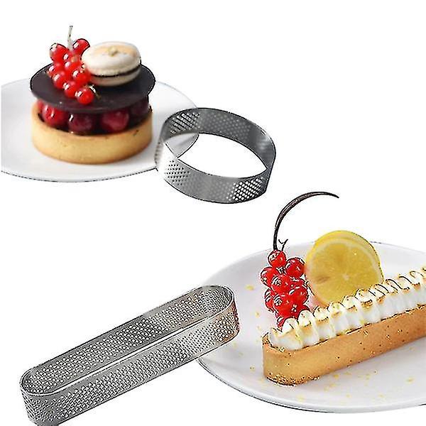 Stainless Steel Cake Circle Birthday Wedding Metal Layer Cake Pans Non Toxic Healthy  Mirror Polished