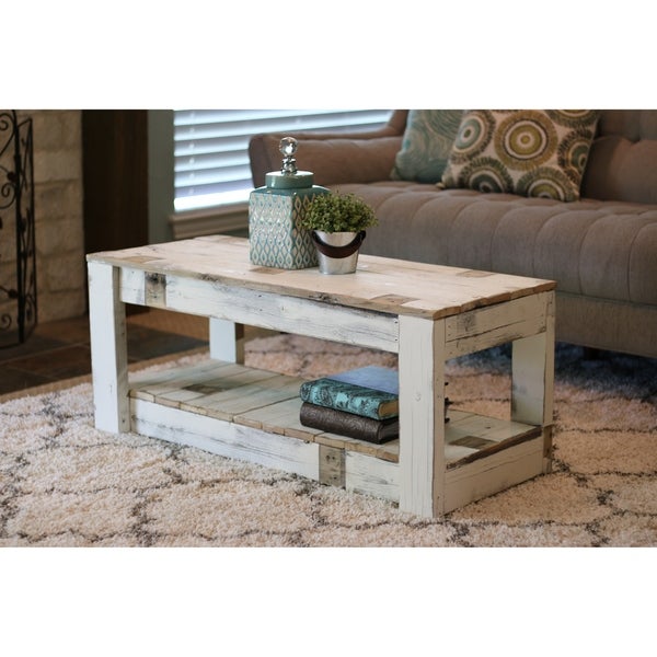 Original Handmade Reclaimed Wood Farmhouse Coffee Table