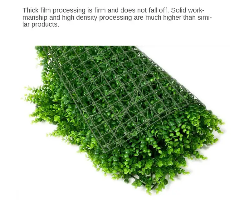 Factory Supply Artificial Green Plant Artificial Turf Field Artificial Grass Wall For Garden Decoration