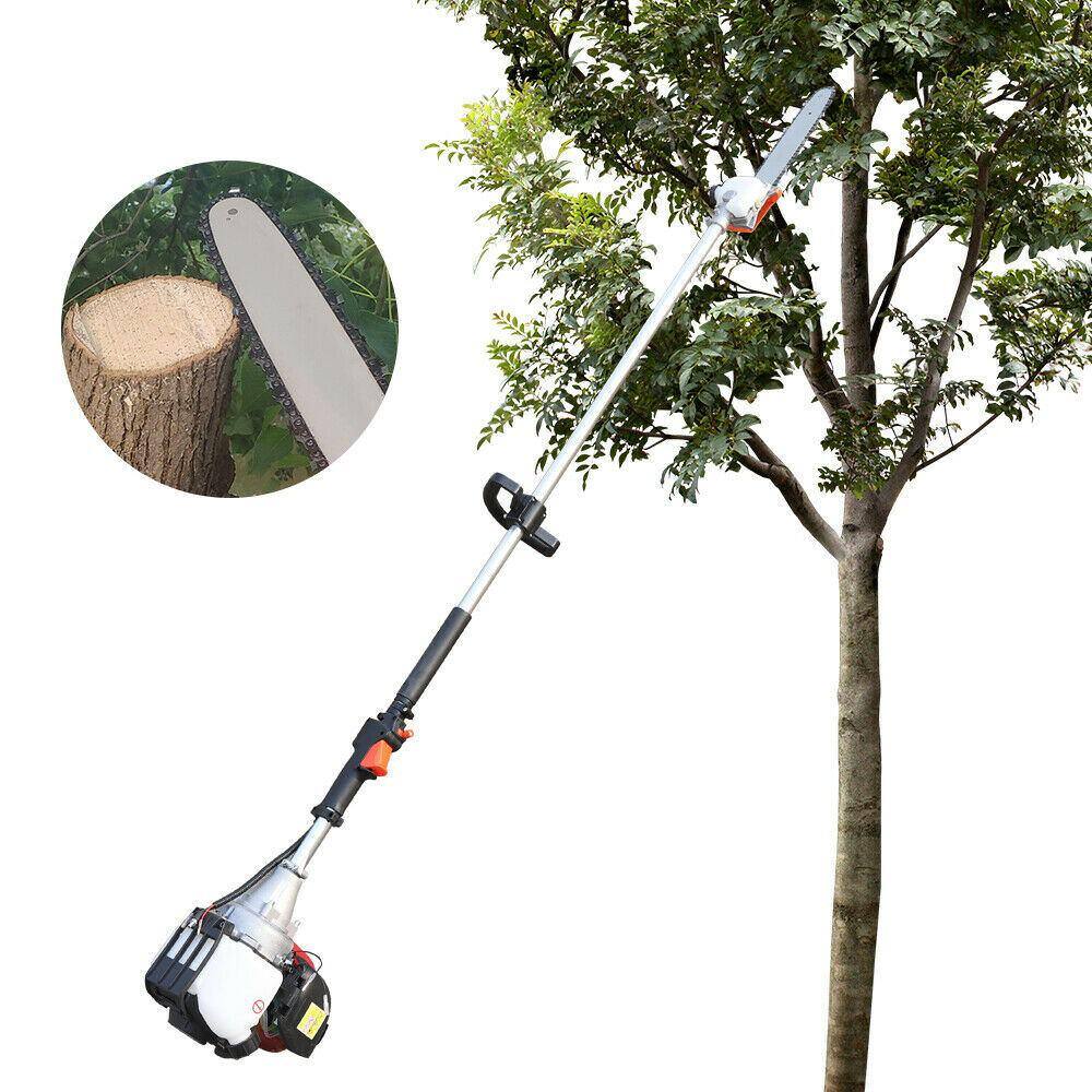 YIYIBYUS BI-MCR1509+10 12 in. 42cc 4-Stroke Gasoline Engine Tree Pole Saw Pruner Cordless Gas Chainsaw