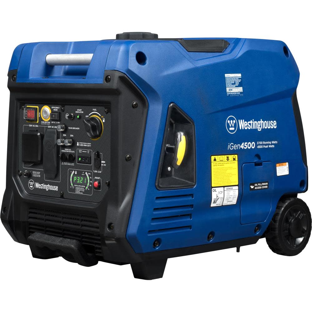 Westinghouse iGen Inverter Portable Generator 3700 Rated 4500 Surge Watt with Remote Start ;