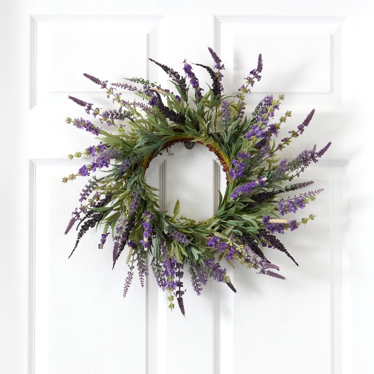 18” Lavender Wreath | Elegant Home Décor