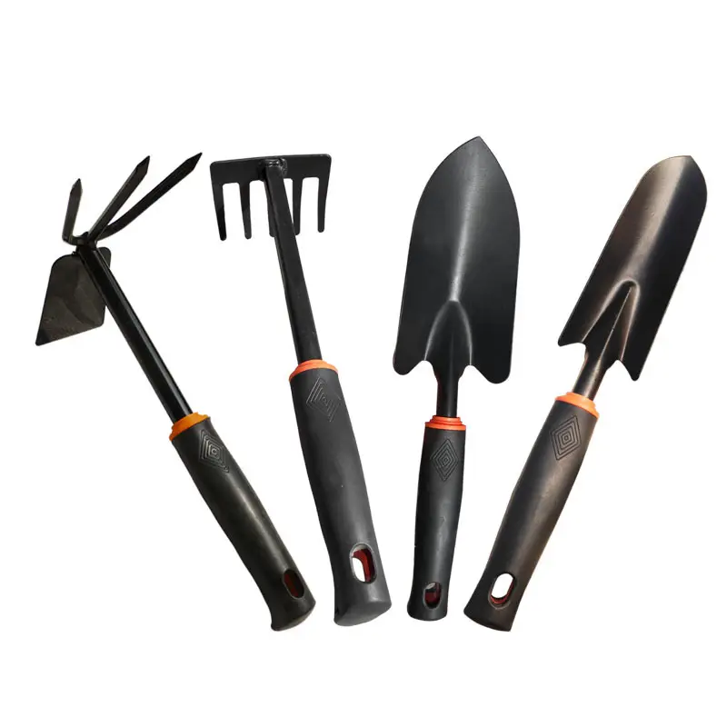 Factory 4/5pcs Gardening Tools with Soft Rubberized Non Slip Handle Garden tool set Durable Garden Hand Tools