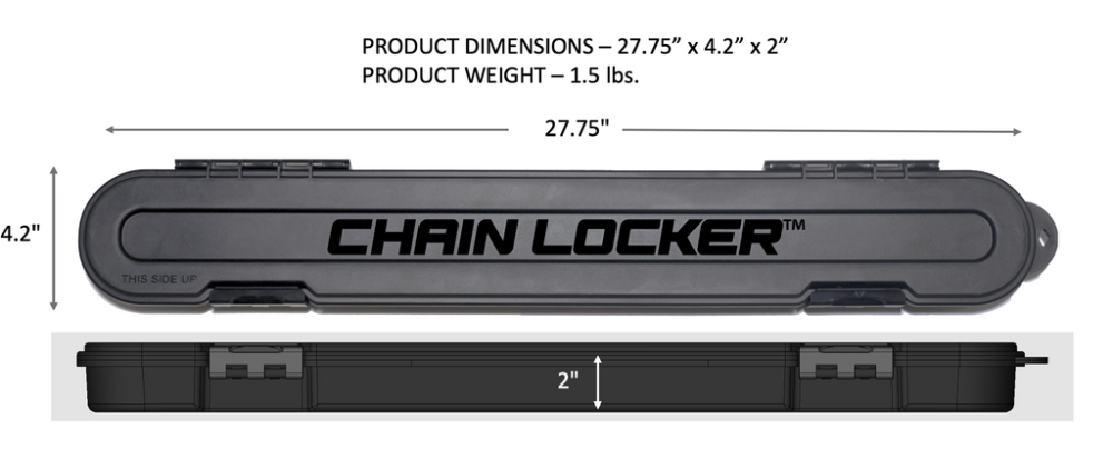 Chain Locker Chainsaw Chain Storage Case Orange ;