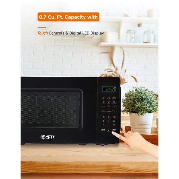 0.7 Cu.Ft Countertop Microwave Oven-Black Shopping - The Best Deals on Over-the-Range Microwaves | 40991530