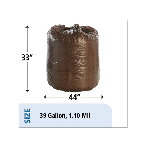 Stout By Envision Controlled LifeCycle Plastic Trash Bags  STOG3344B11